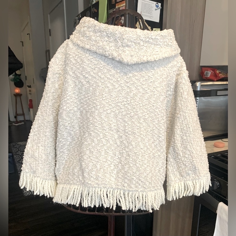 Vince Camuto Boucle Sweater, White Small